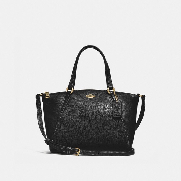 coach mini kelsey black